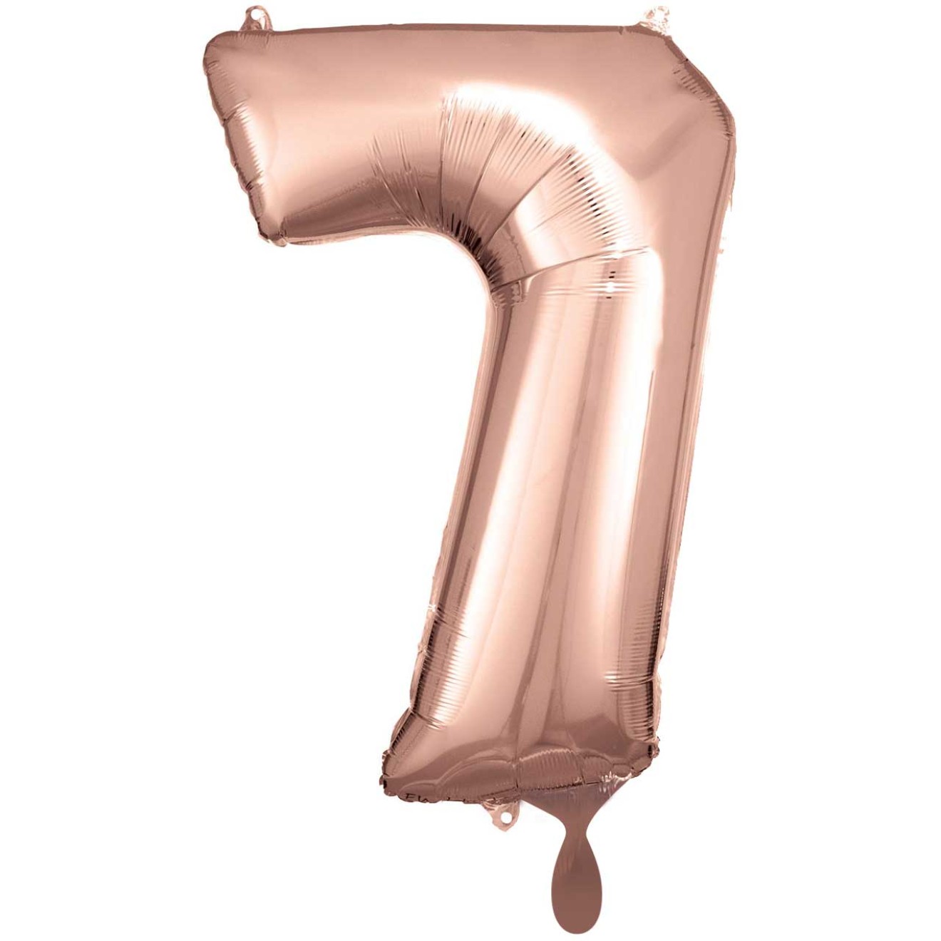 1 Balloon XXL - Zahl 7 - Rosegold