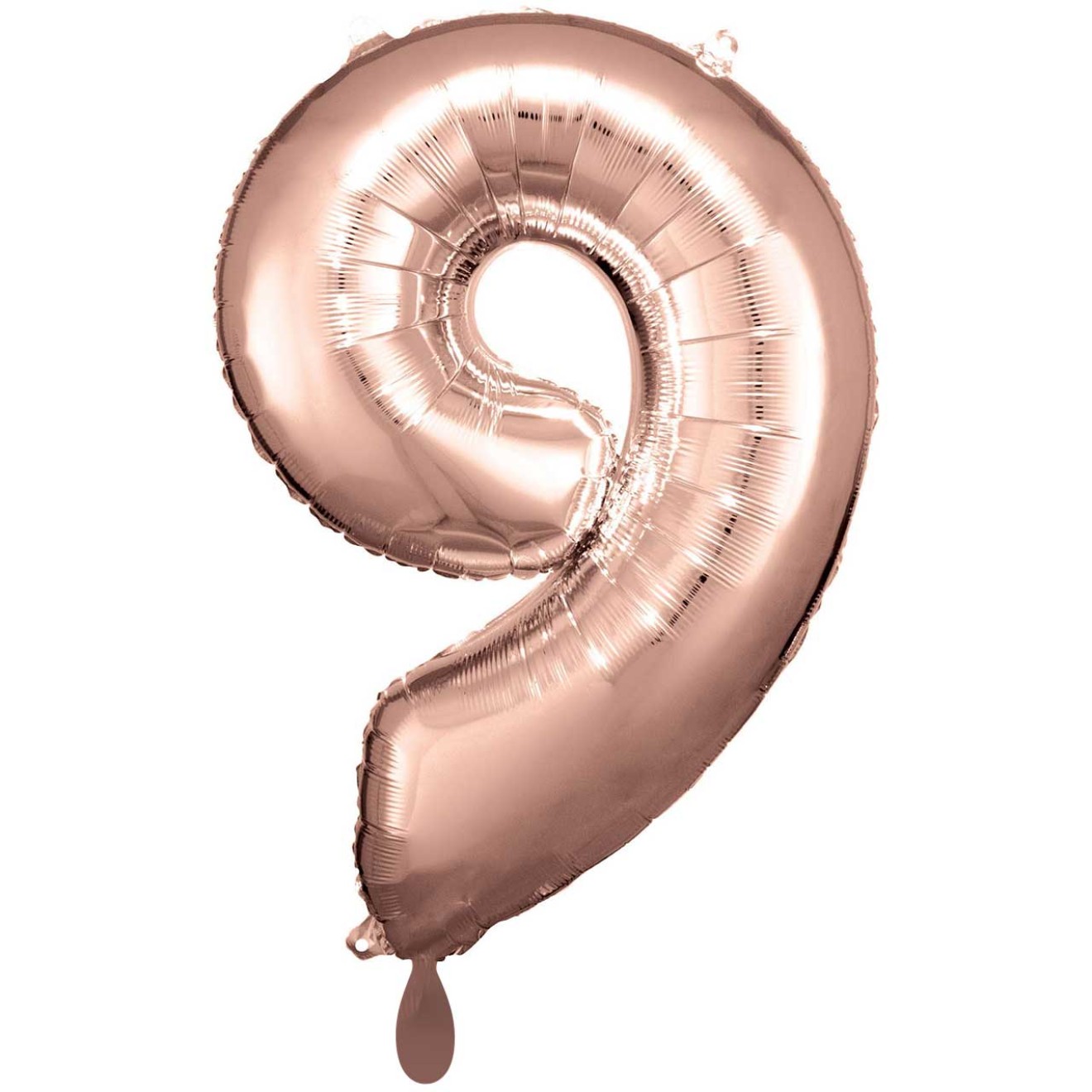 1 Balloon XXL - Zahl 9 - Rosegold