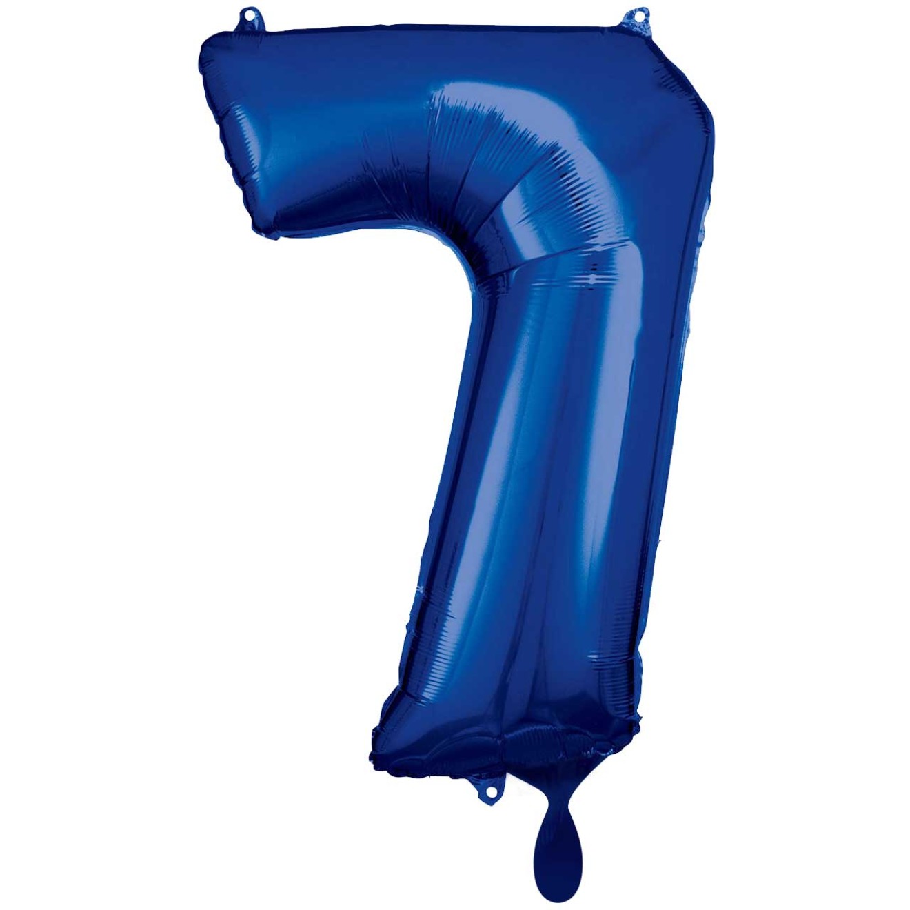 1 Balloon XXL - Zahl 7 - Blau
