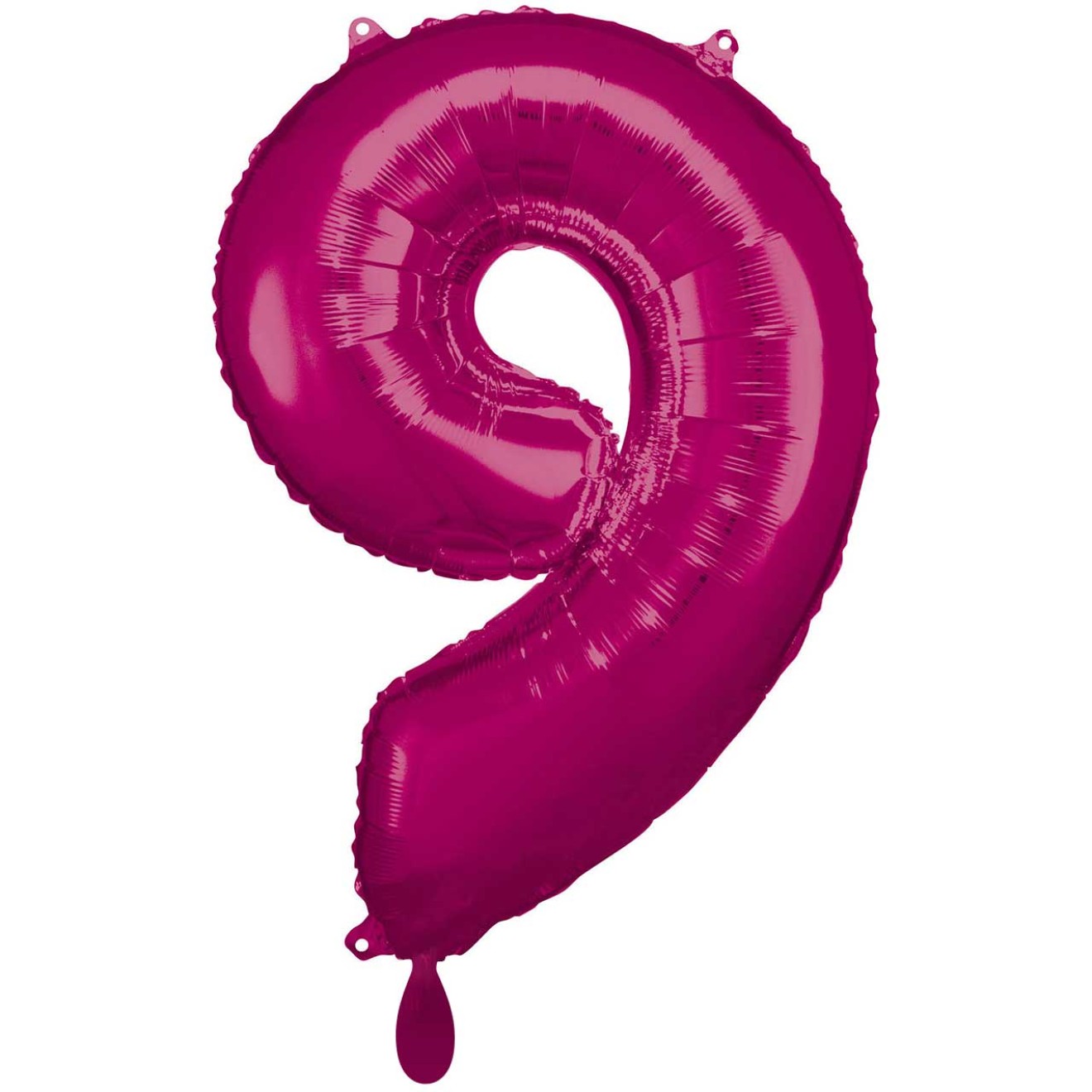 1 Balloon XXL - Zahl 9 - Pink