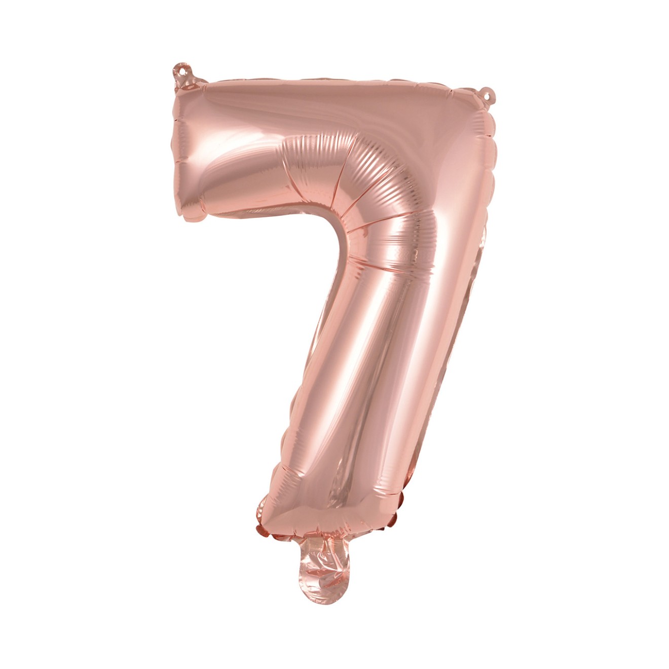 1 Balloon XS - Zahl 7 - Rosegold