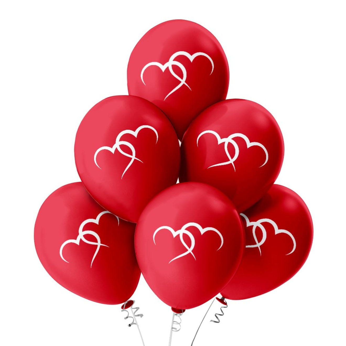 Valentinstag Luftballons: Verschlungene Herzen | luftballon.de