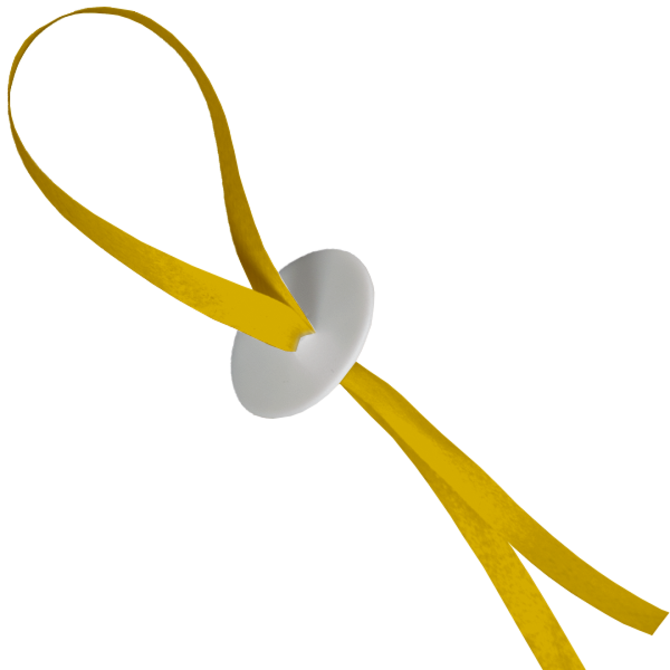 100 Ballonverschlüsse Helium - Gelb