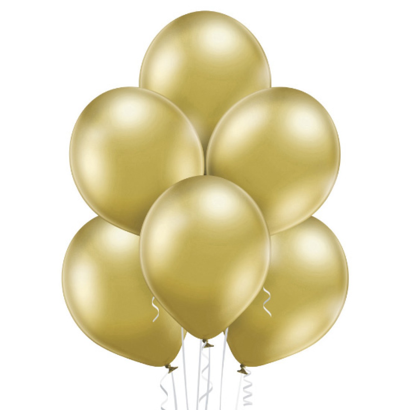 Luftballon-Glossy-Gold