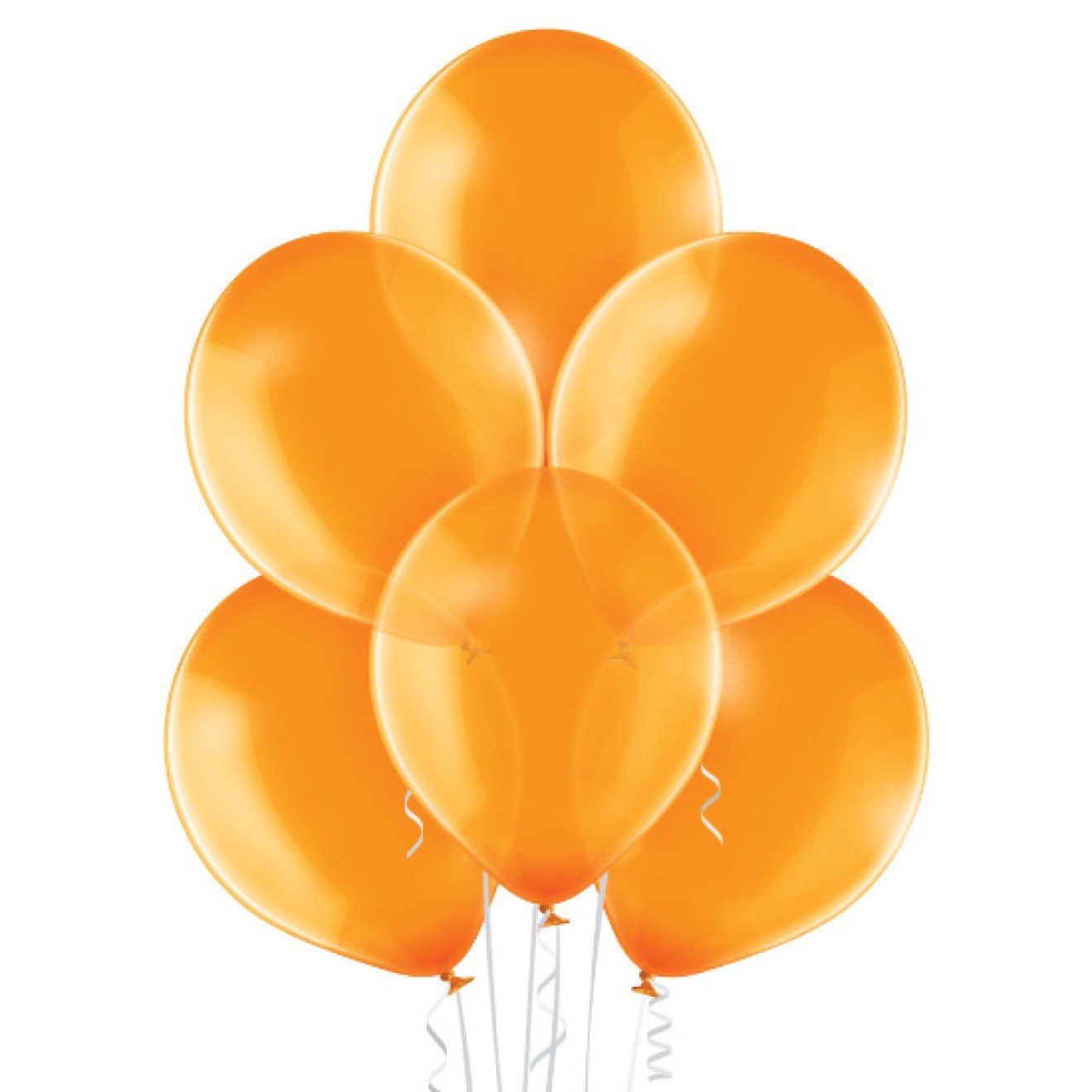 Luftballon-Kristall-Orange