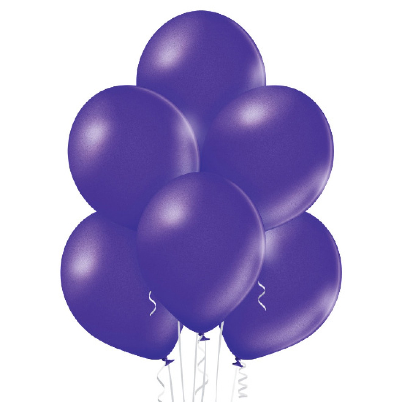 Luftballon-Metallic-Violett