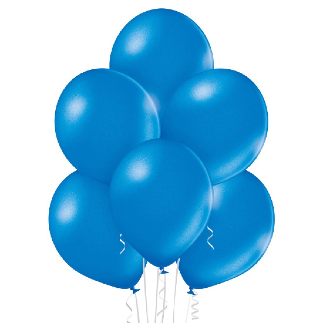 Luftballon-Metallic-Blau