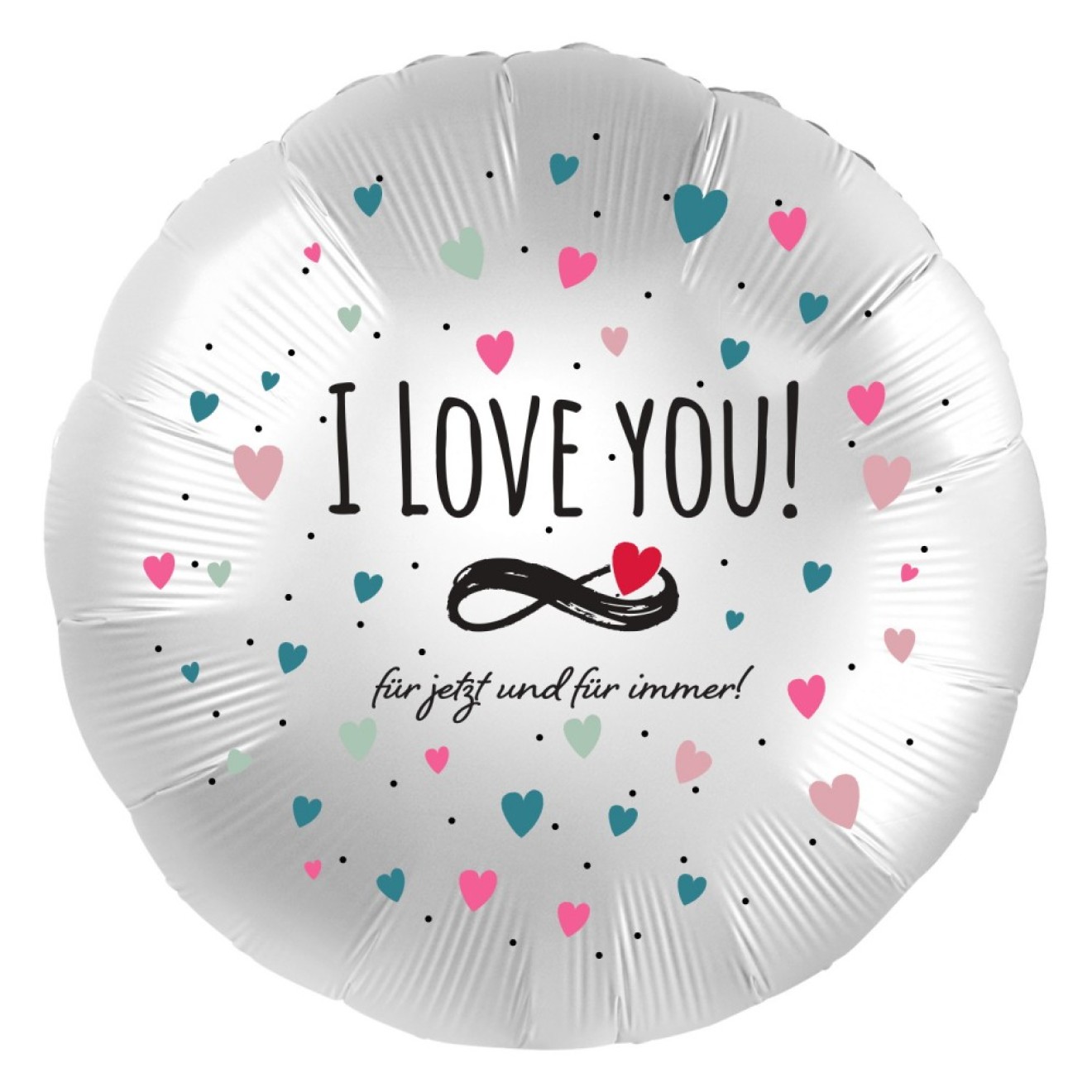 Folienballons - Rundballon Jetzt Und Für Immer Ø 45 cm