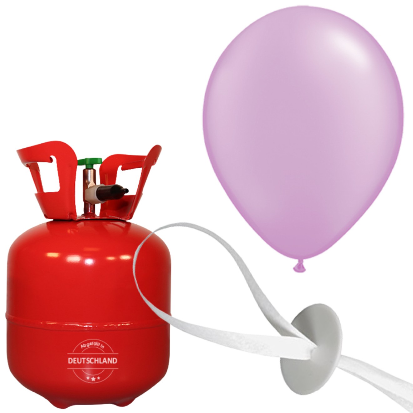 Helium-Set Luftballons (Standard) Ø 25 cm - Flieder - 15 Ballons