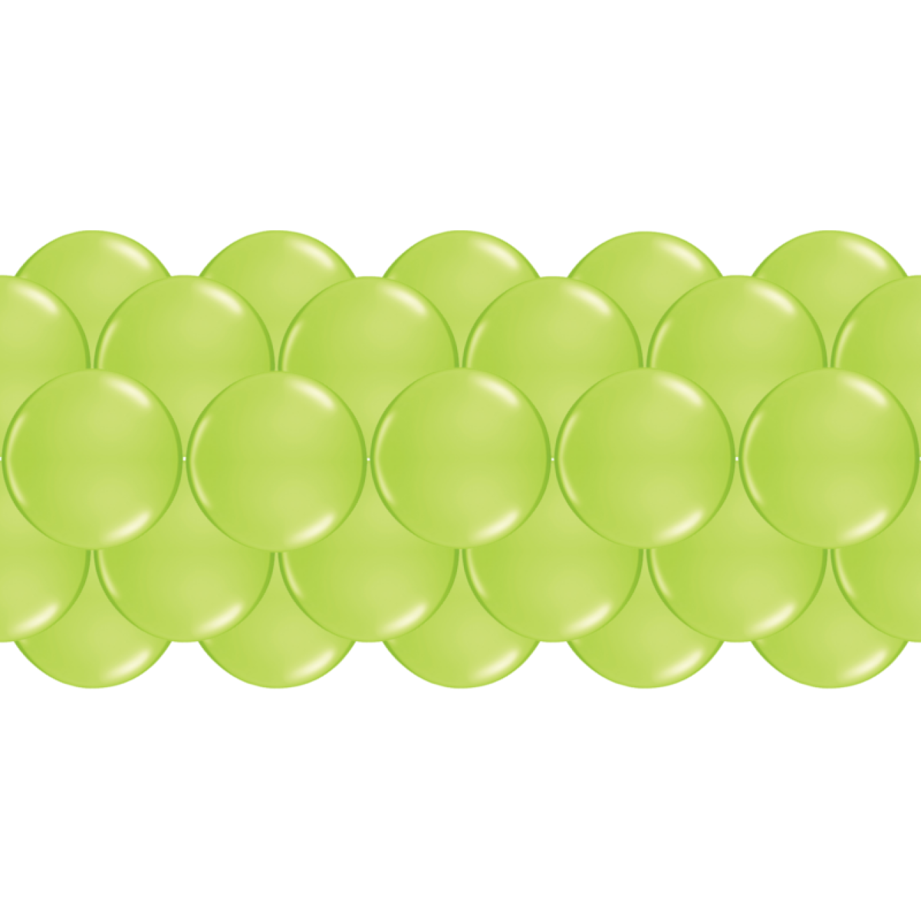Luftballongirlanden-Set Apfelgrün ab 3 m