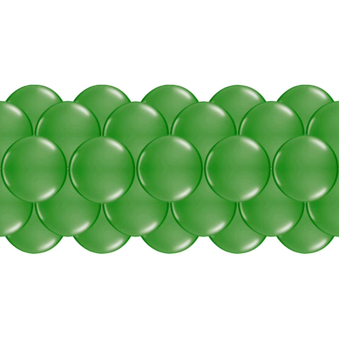 Luftballongirlanden-Set Grün ab 3 m