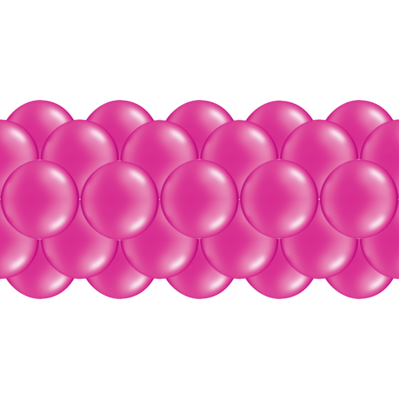 Luftballongirlanden-Set Pink ab 3 m