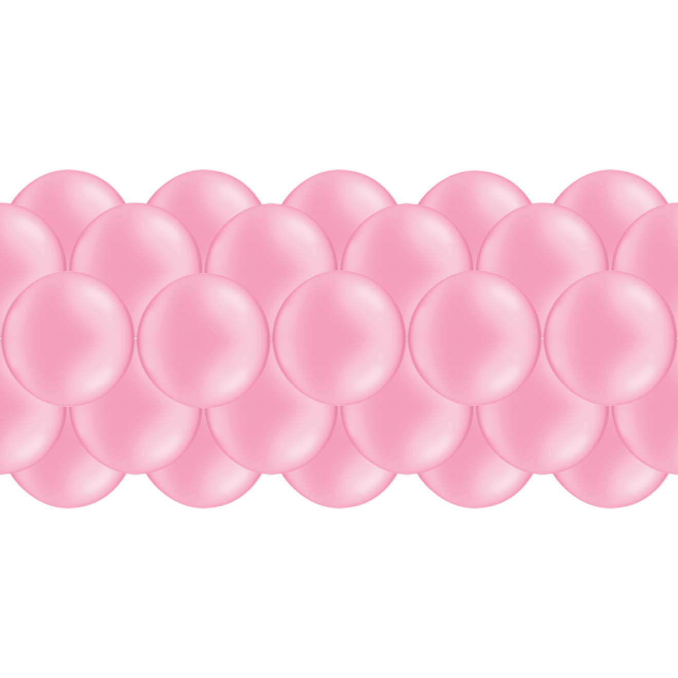 Luftballongirlanden-Set Rosa ab 3 m