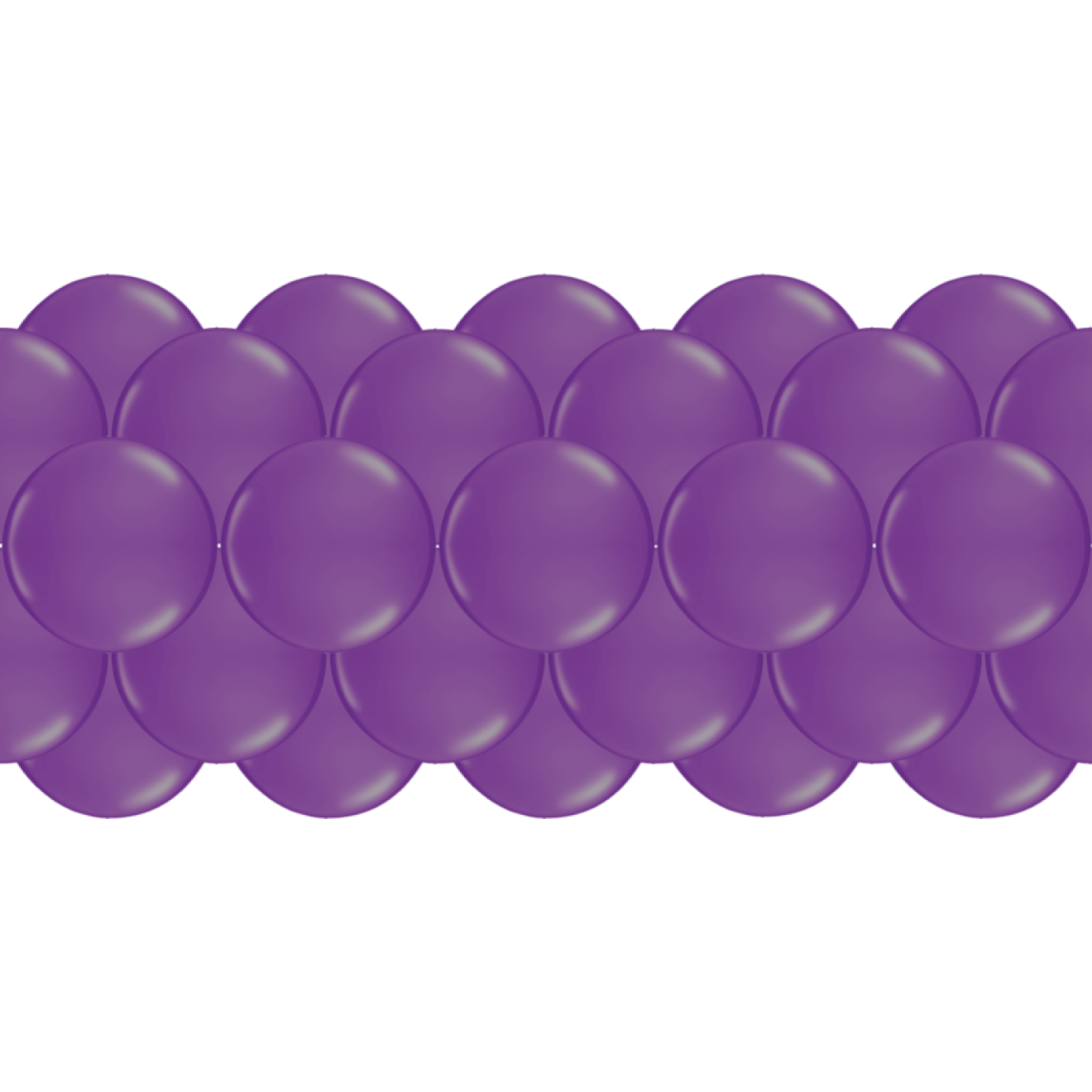 Luftballongirlanden-Set Violett ab 3 m