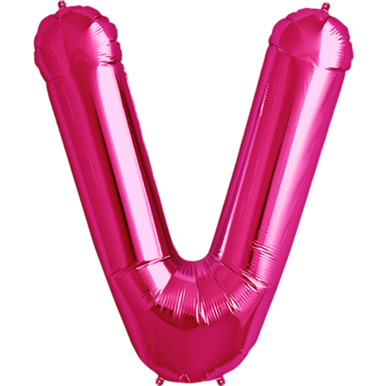 Folienballon Buchstabe - V - Pink 86 cm