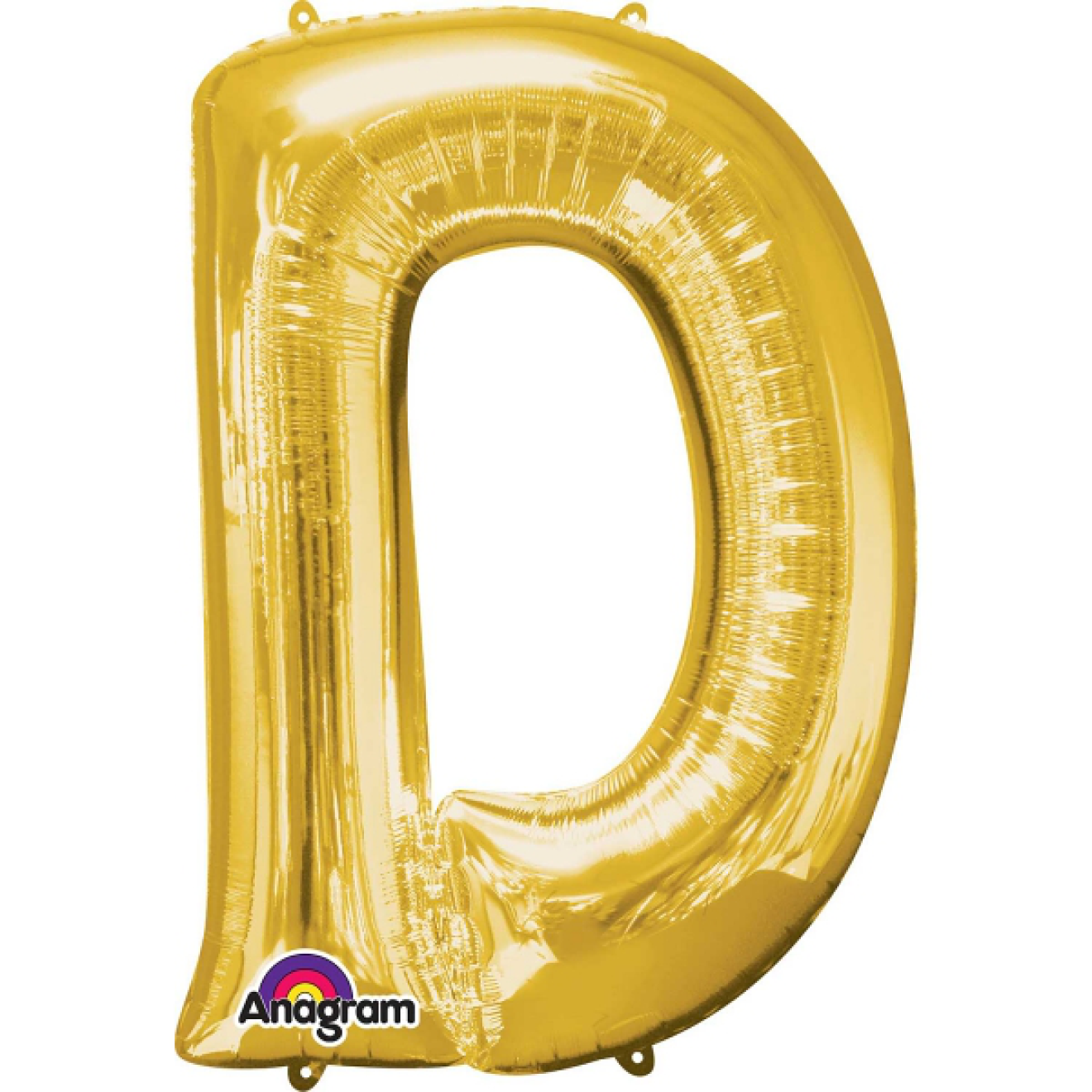 Folienballon Buchstabe - D - Gold 86 cm
