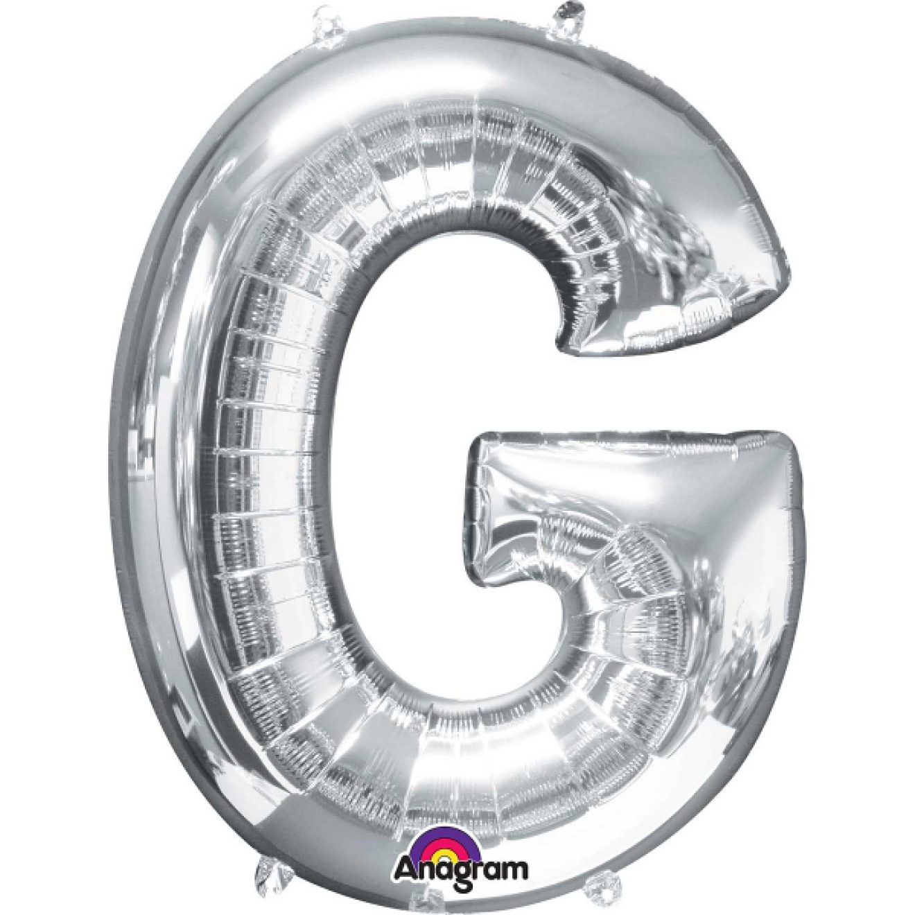 Folienballon Buchstabe - G - Silber 86 cm