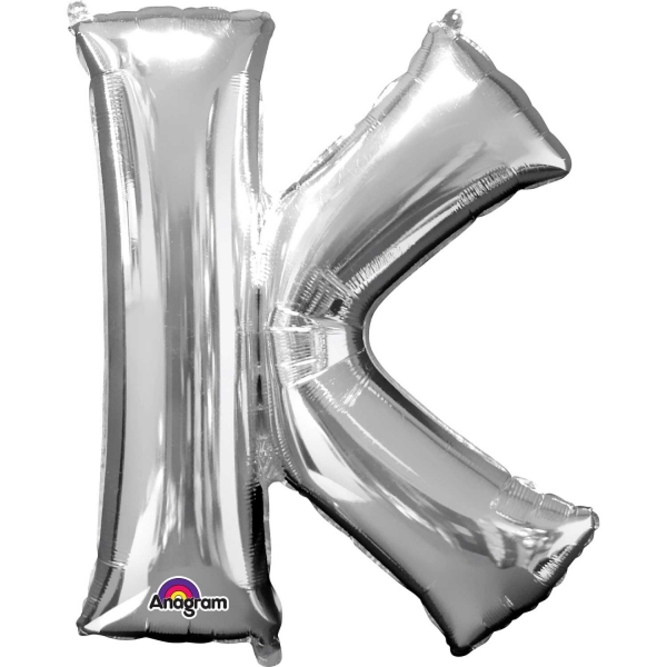 Folienballon Buchstabe - K - Silber 86 cm