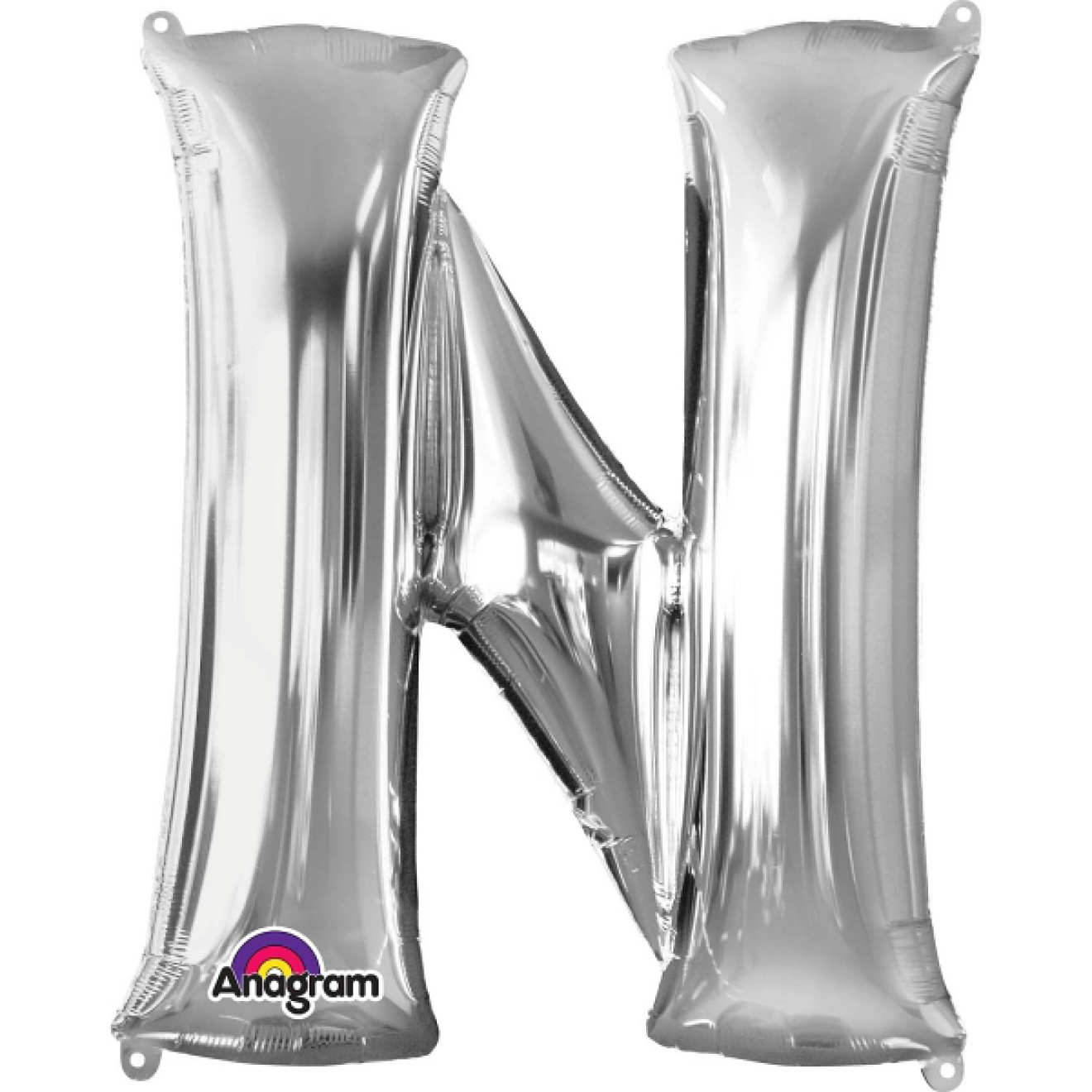 Folienballon Buchstabe - N - Silber 86 cm