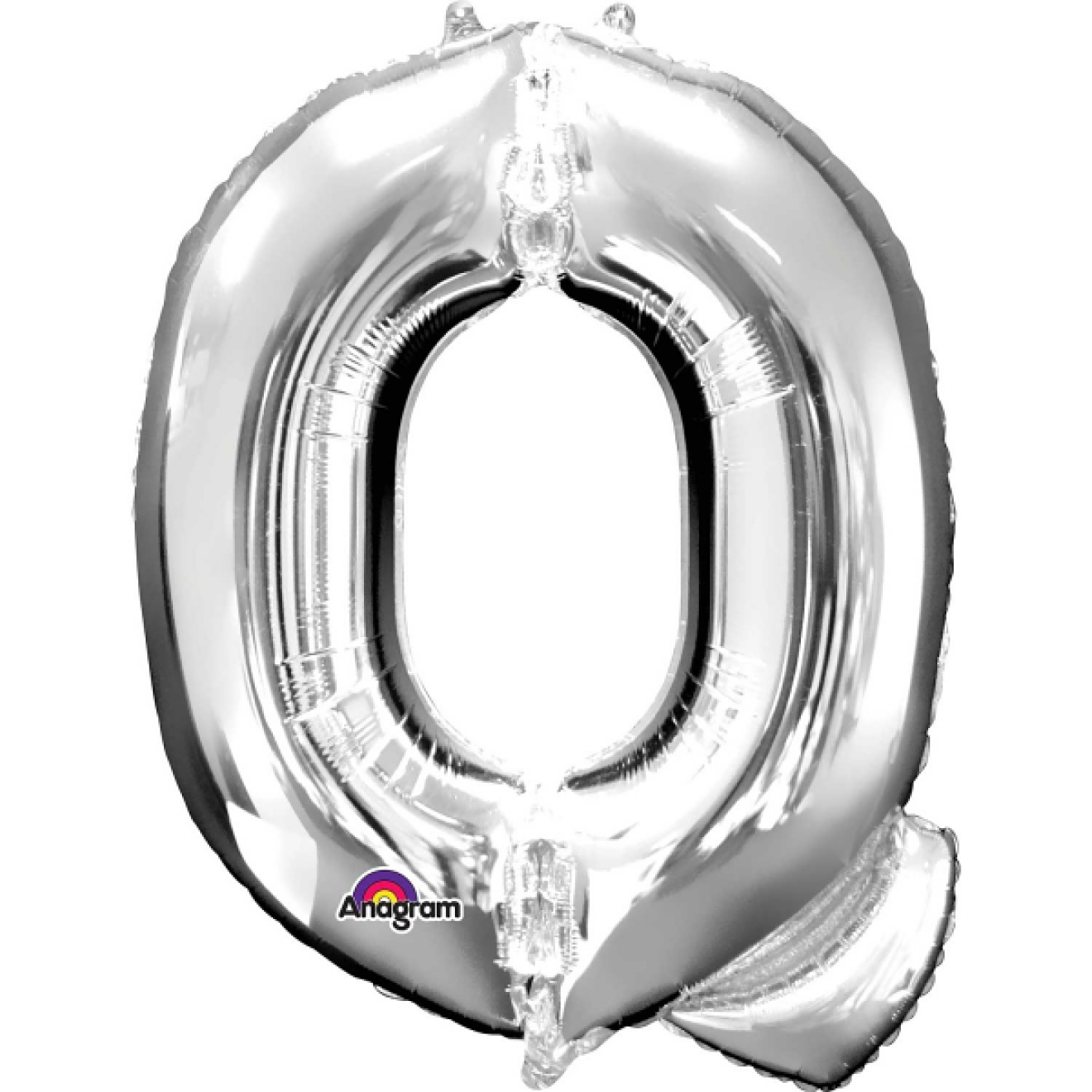 Folienballon Buchstabe - Q - Silber 86 cm