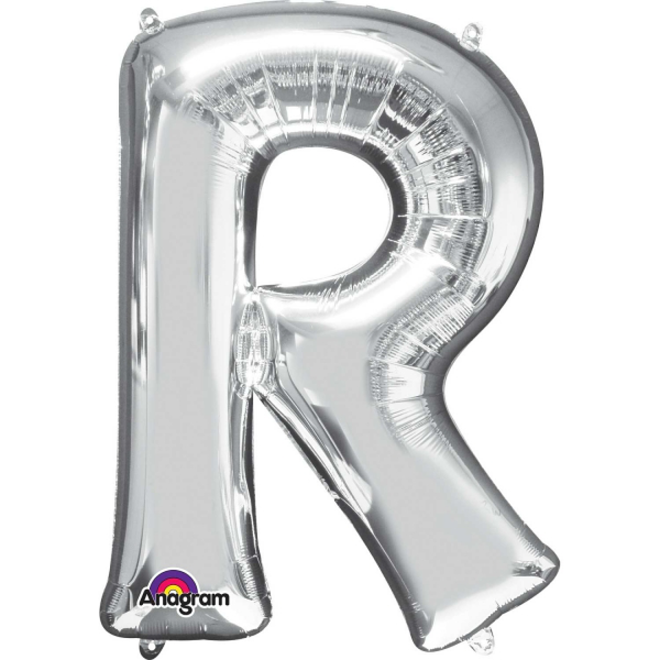 Folienballon Buchstabe - R - Silber 86 cm