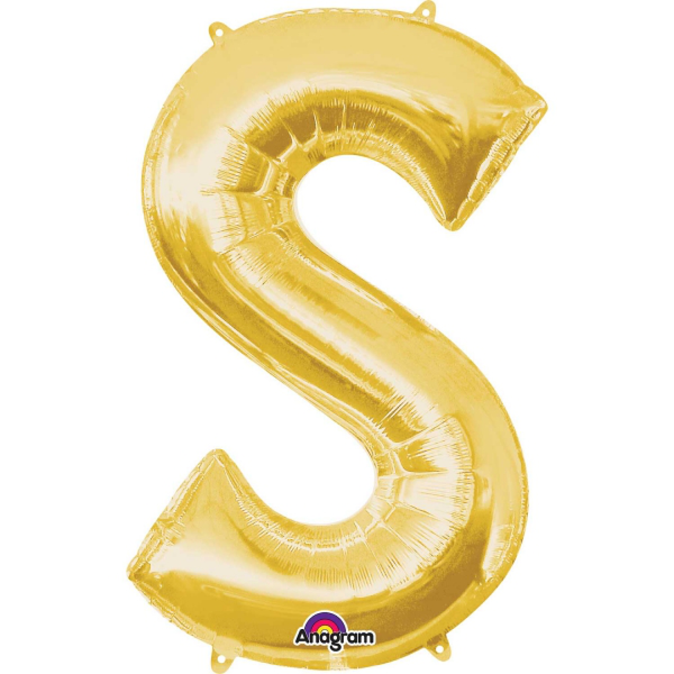 Folienballon Buchstabe - S - Gold 86 cm