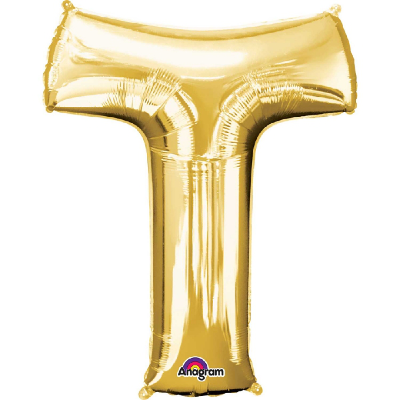 Folienballon Buchstabe - T - Gold 86 cm