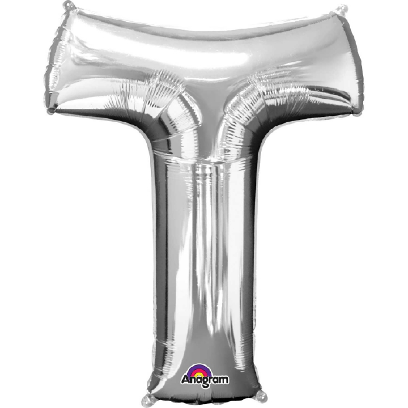 Folienballon Buchstabe - T - Silber 86 cm