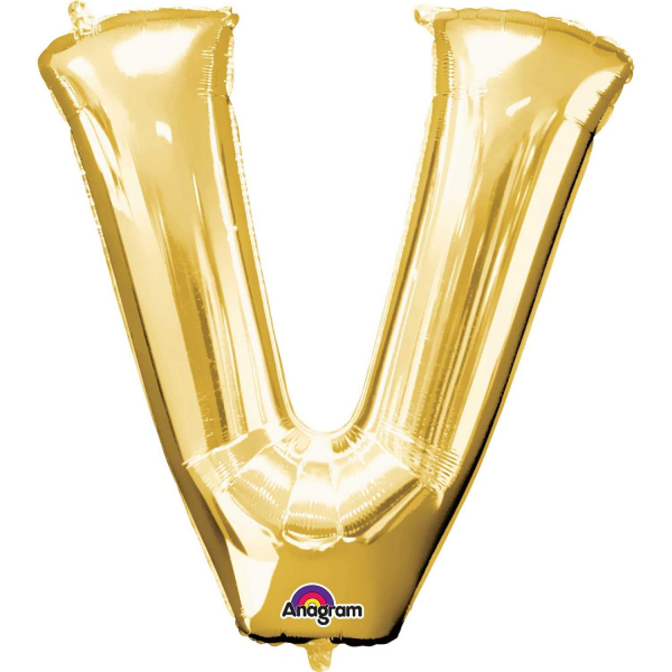 Folienballon Buchstabe - V - Gold 86 cm