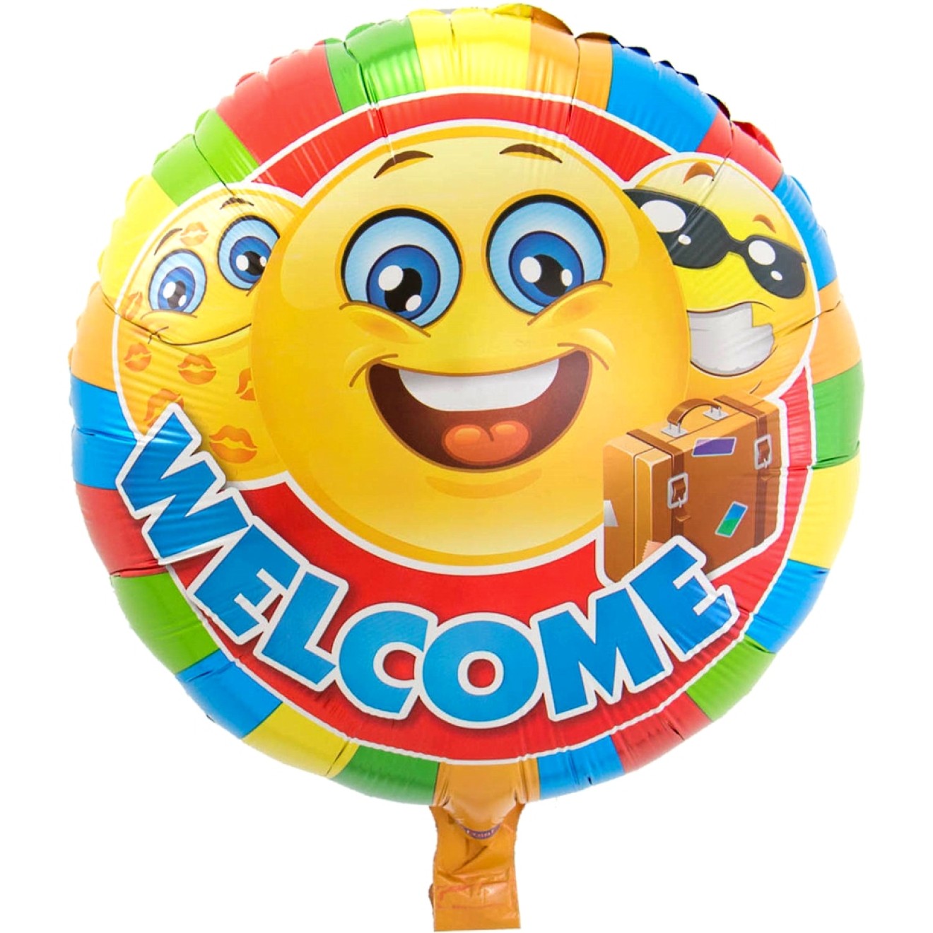Folienballon Emojis Welcome O 45 Cm
