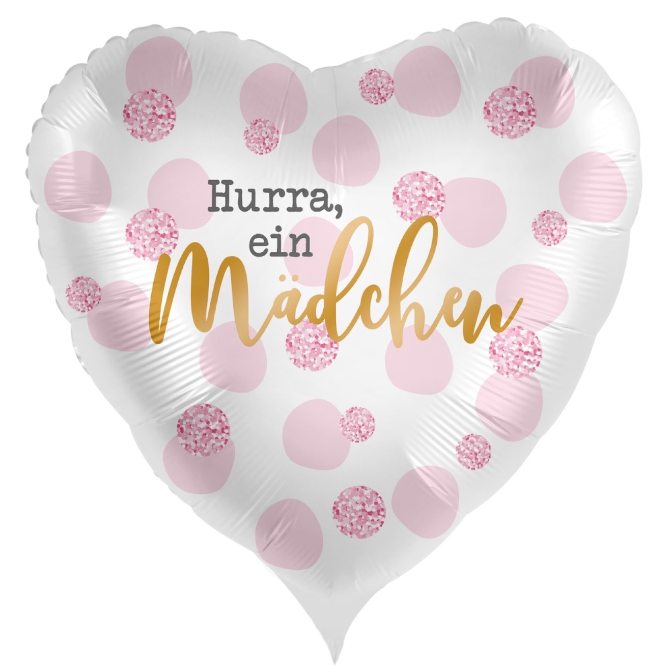 Folienballons Geburt Hurra Ein Madchen O 45 Cm