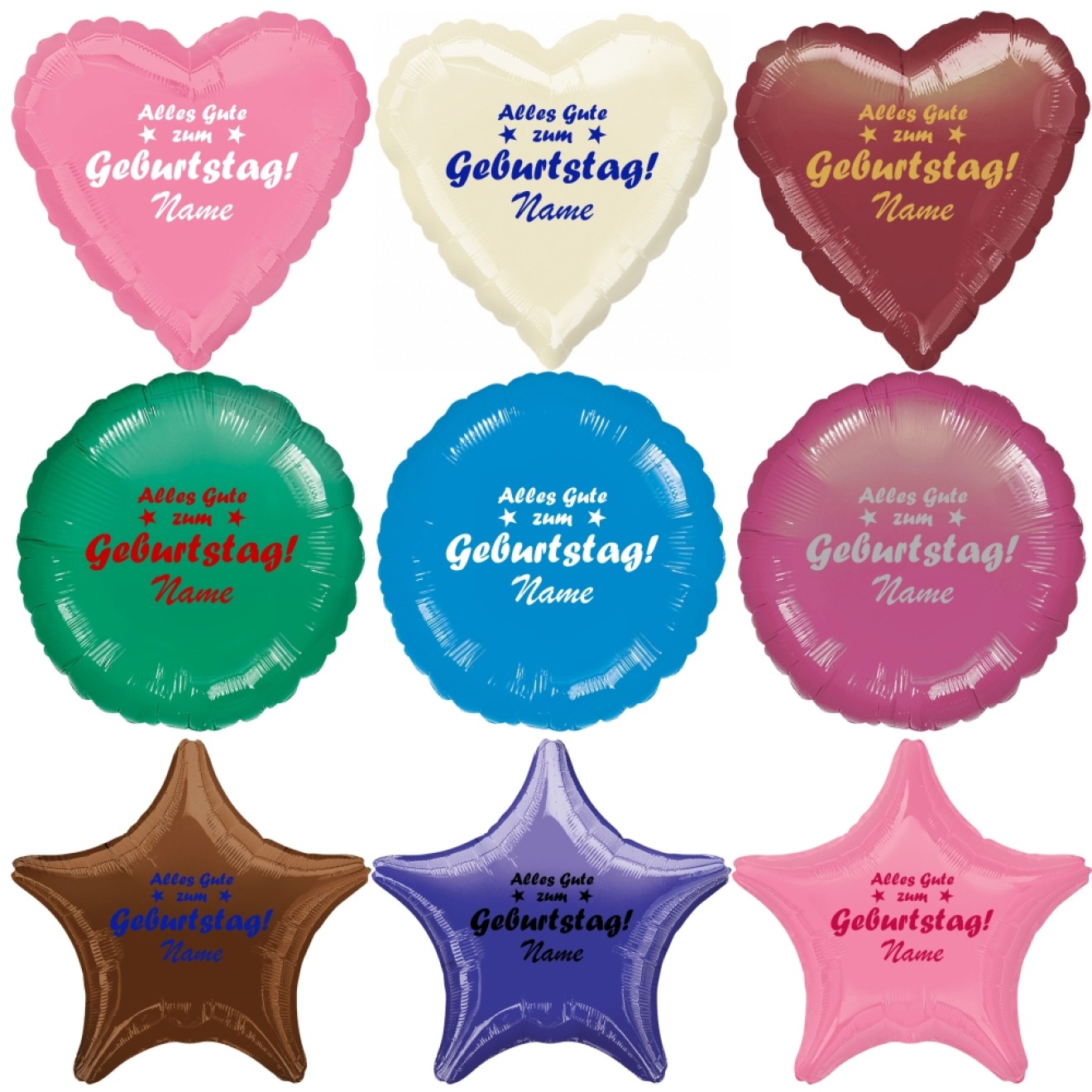 Gluckwunschkarte Zum Geburtstag Viel Gluck Und Alles Gute