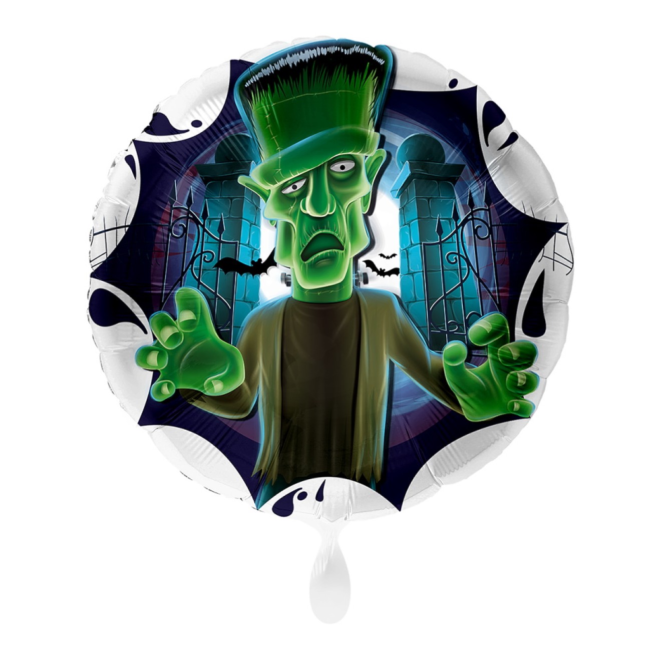 Folienballons Halloween - Frankenstein Ø 45 cm | luftballon.de