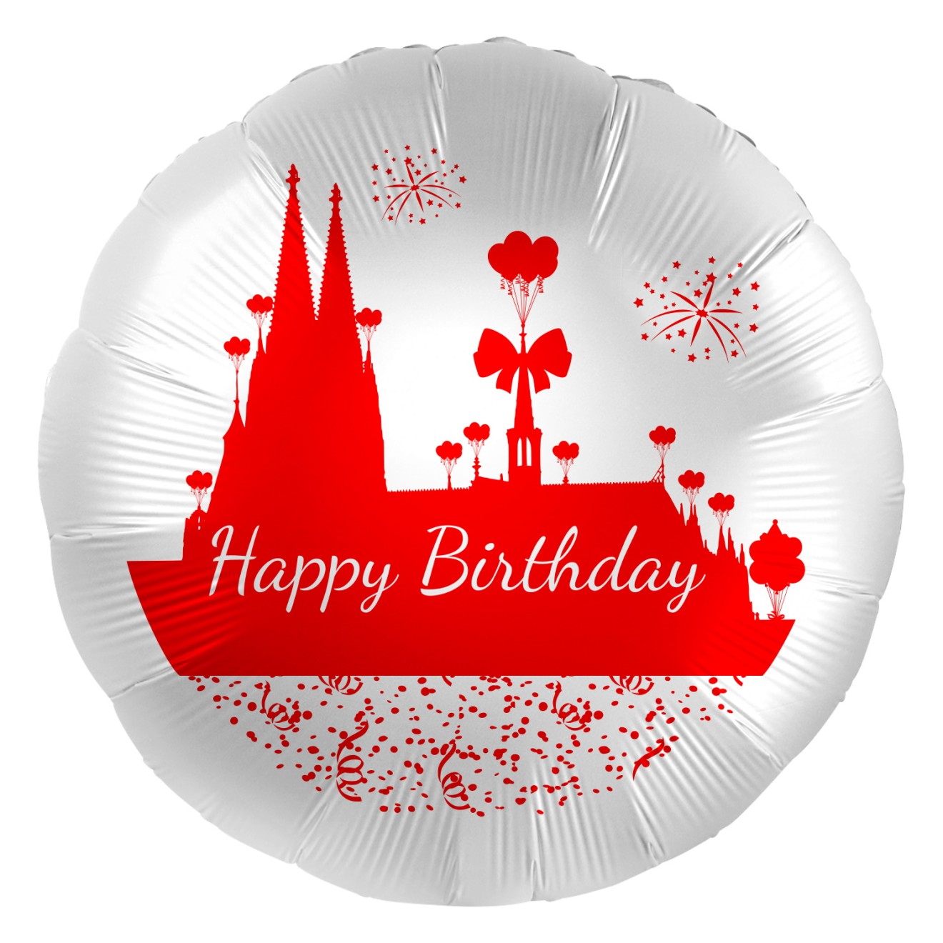 folienballons koln kolner dom geburtstag weiss luftballon de