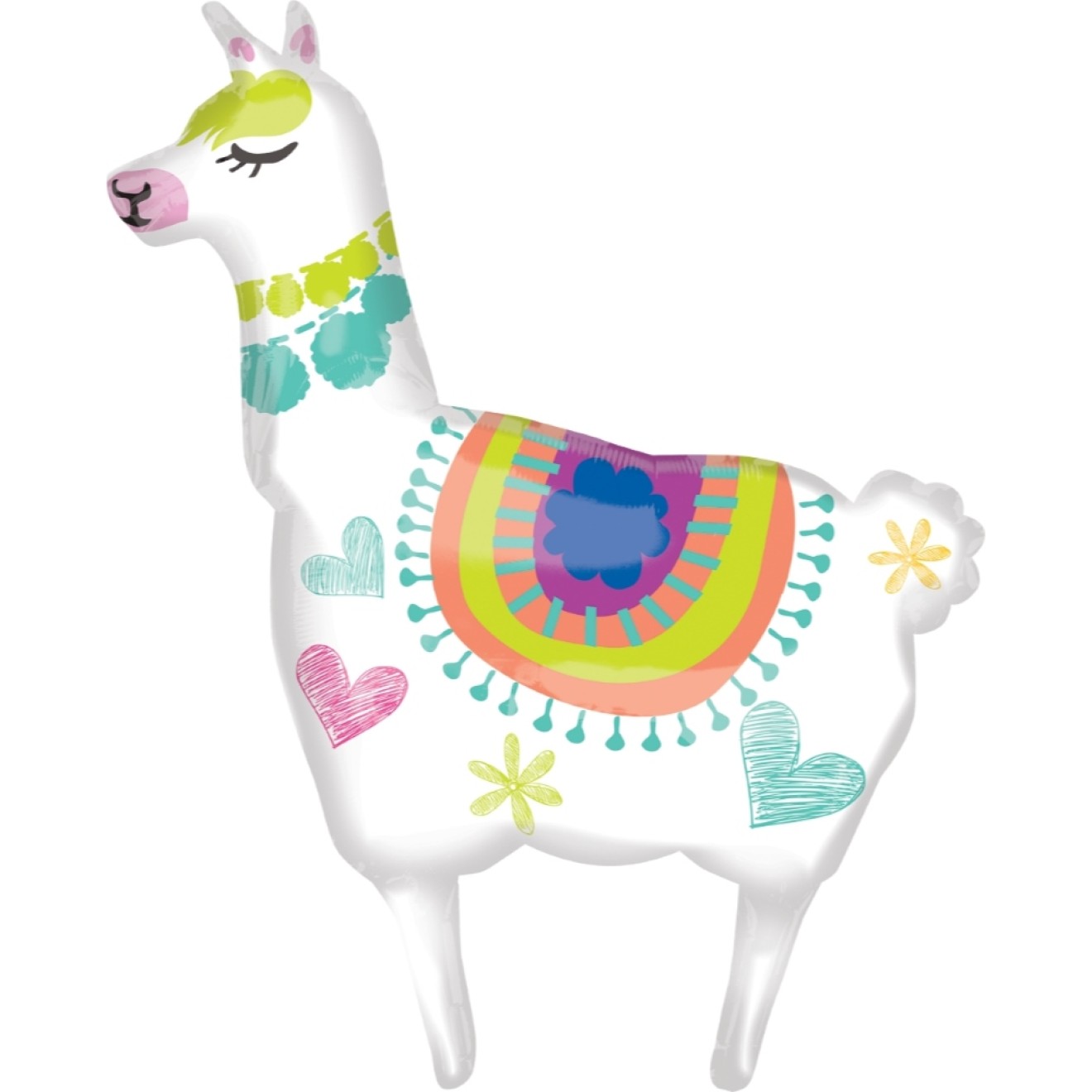 Lama Folienballon 104 cm x 71 cm