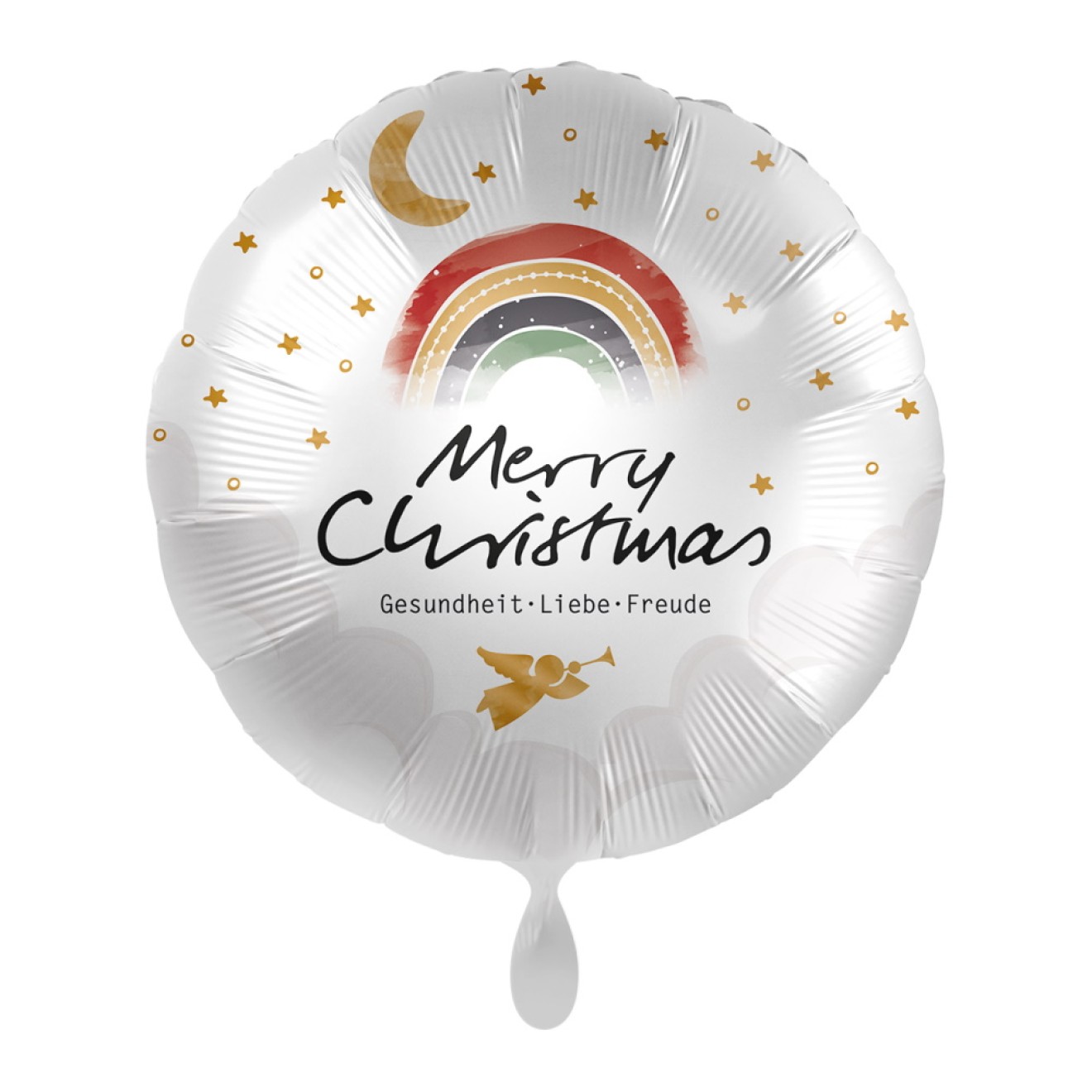 Folienballons Weihnachten - Regenbogen Ø 45 cm | luftballon.de