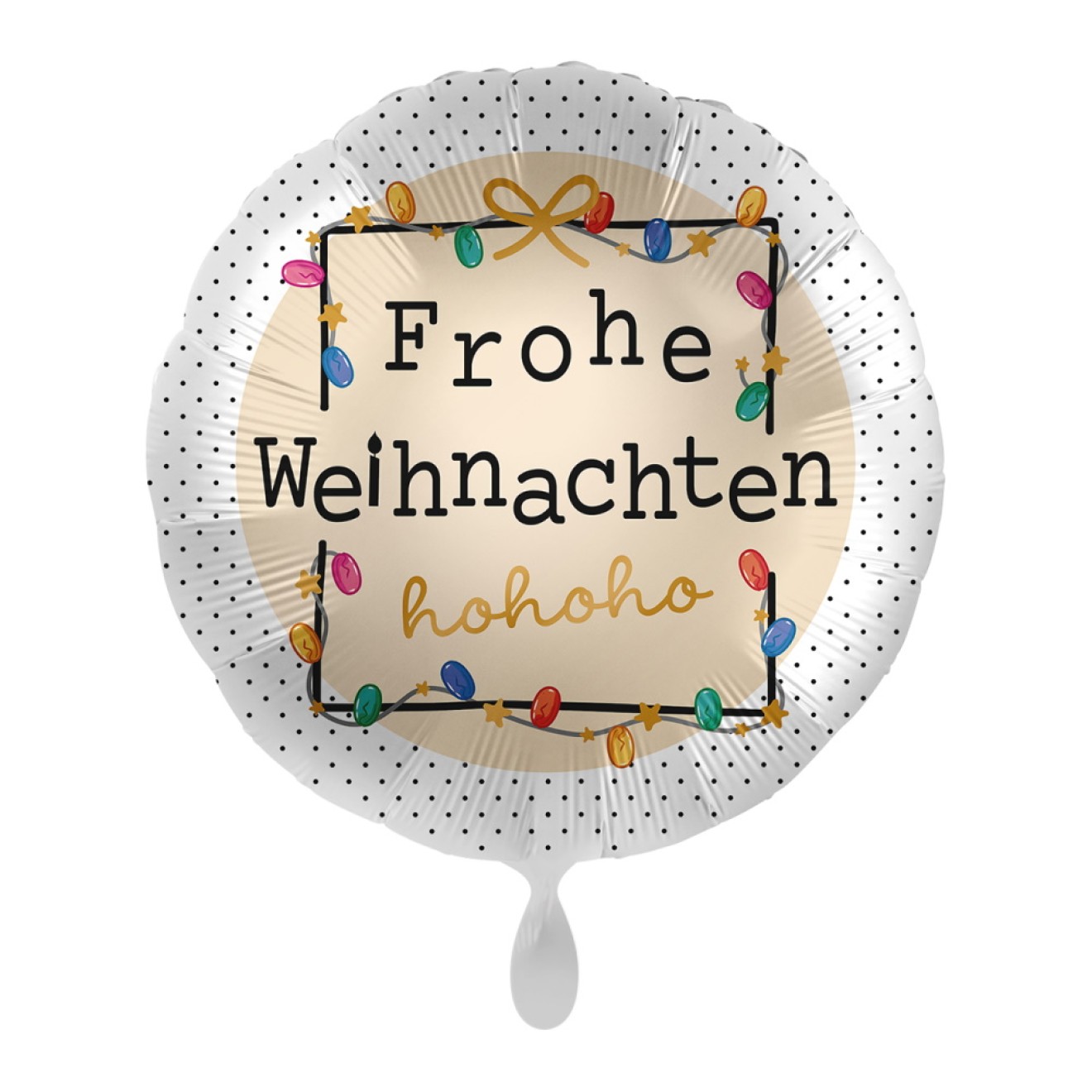 Folienballons Weihnachten - Lichterkette Ø 45 cm | luftballon.de