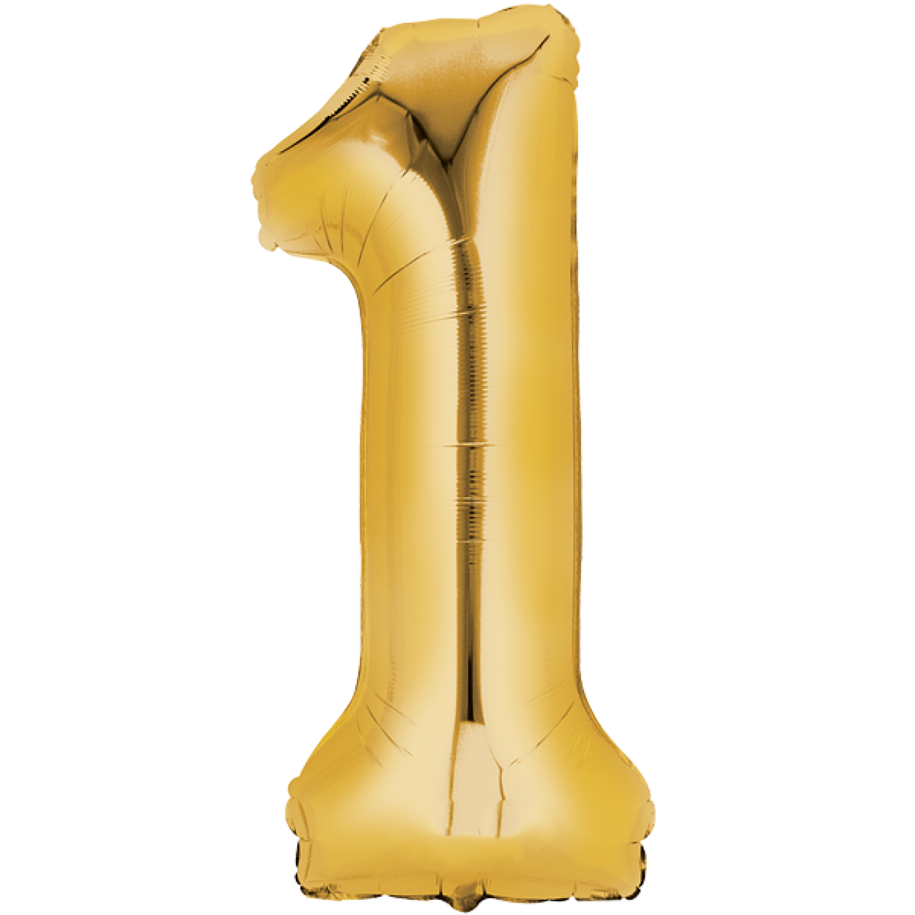 Ballonpost XXL Zahl - 1 - Gold