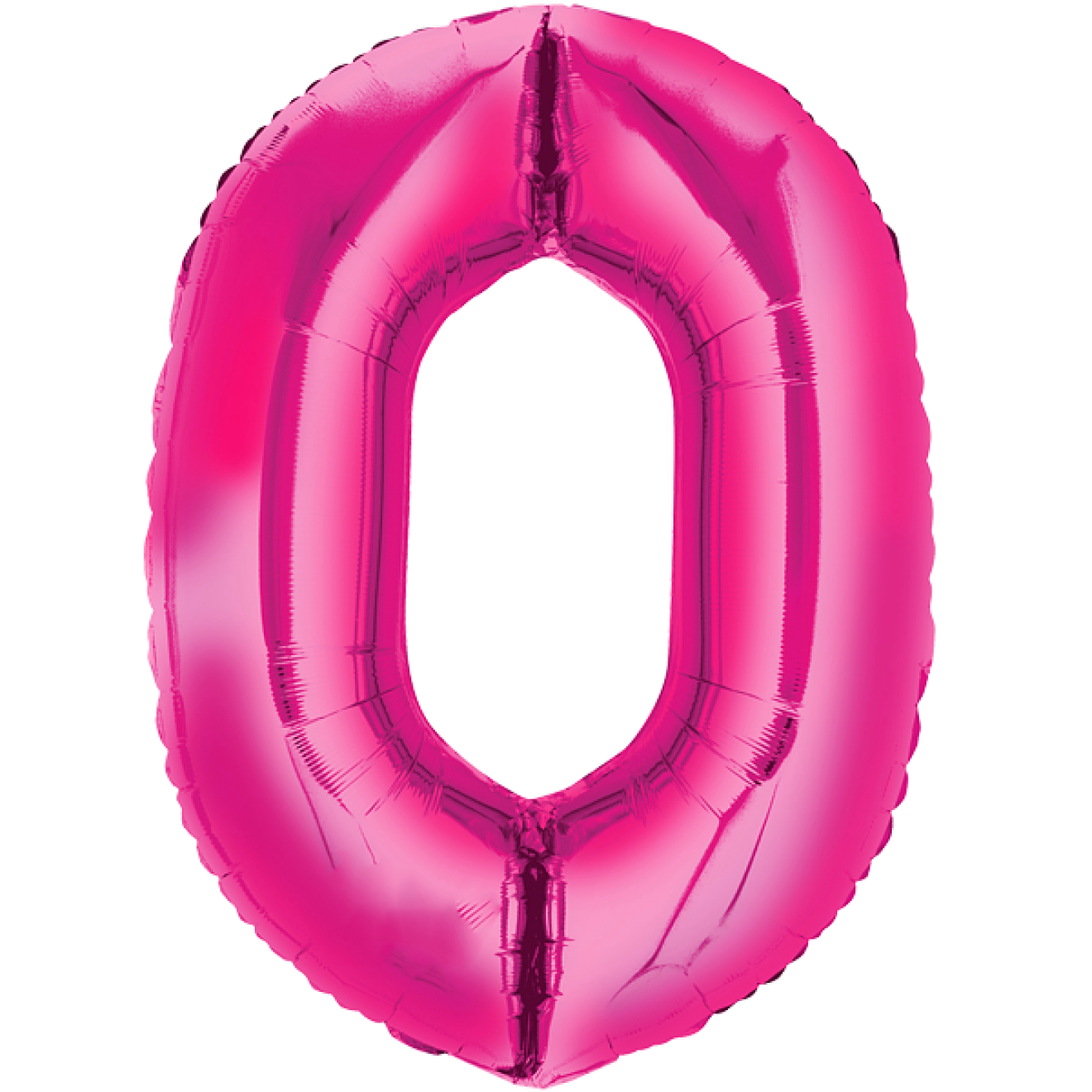 Ballonpost XXL Zahl - 0 - Pink
