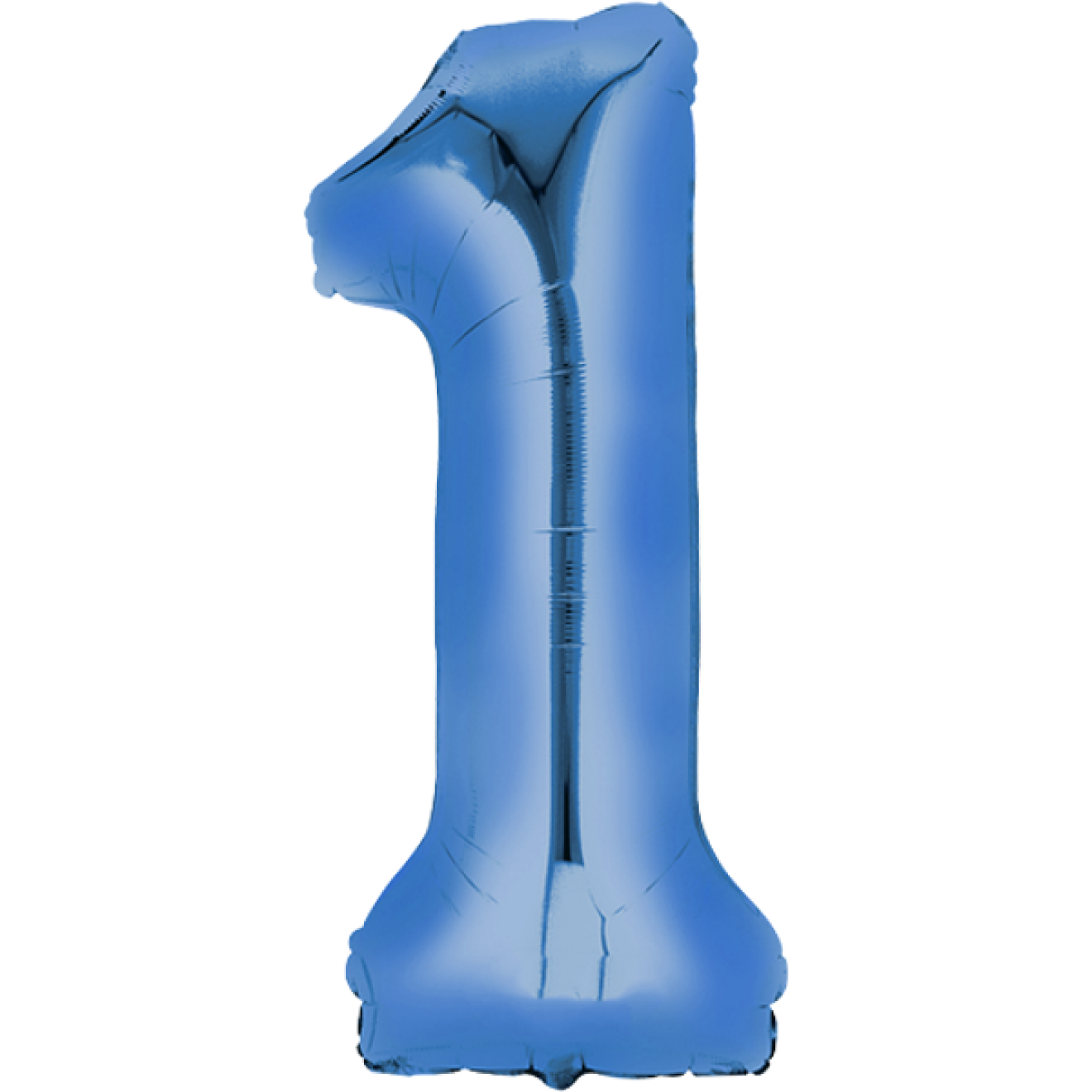 Ballonpost XXL Zahl - 1 - Blau