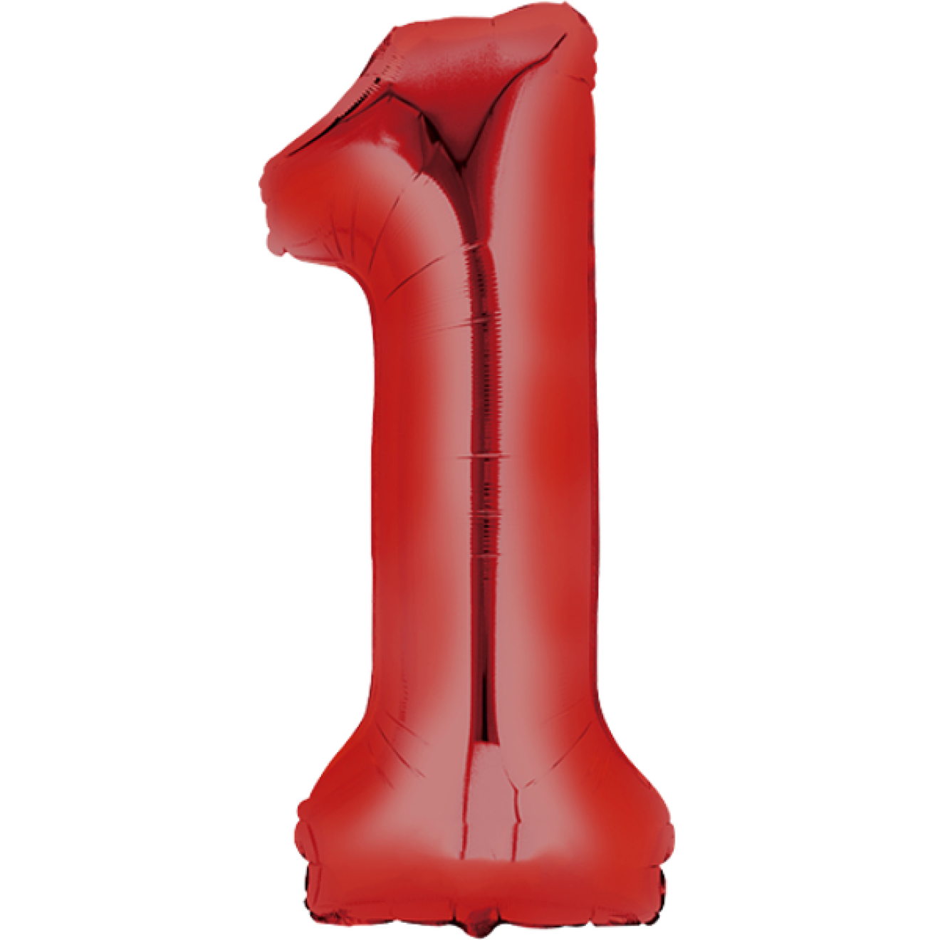 Ballonpost XXL Zahl - 1 - Rot