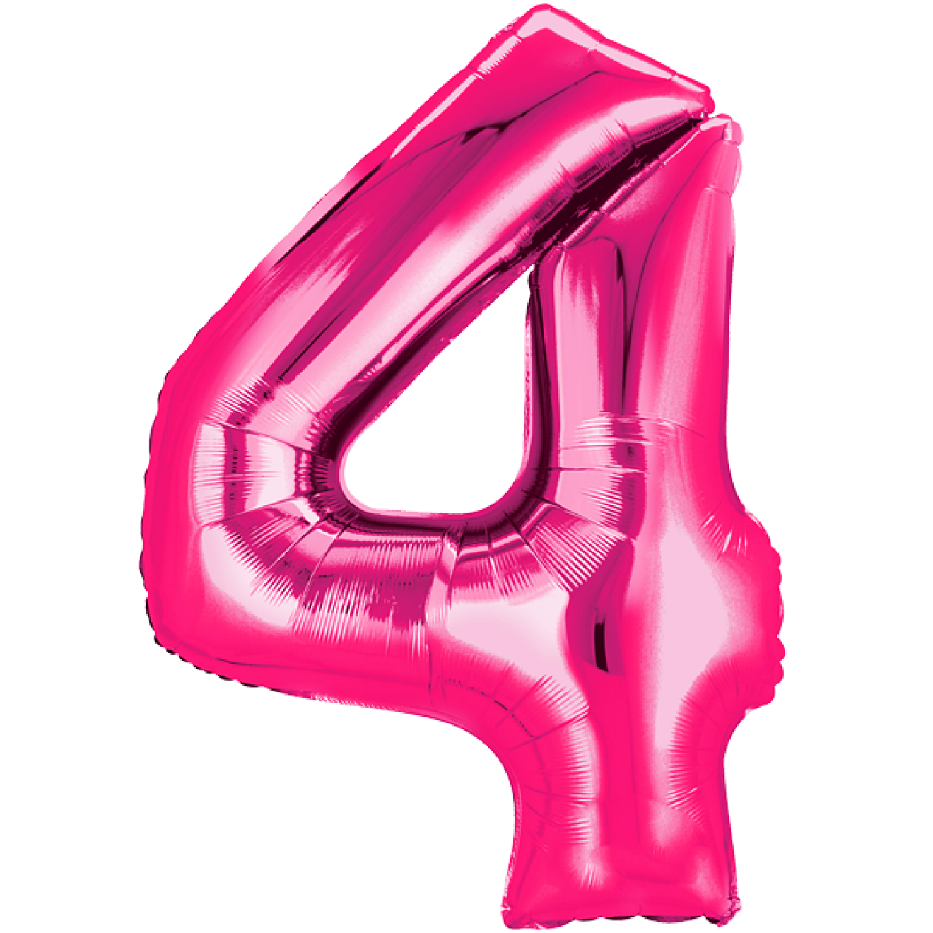 Ballonpost XXL Zahl - 4 - Pink