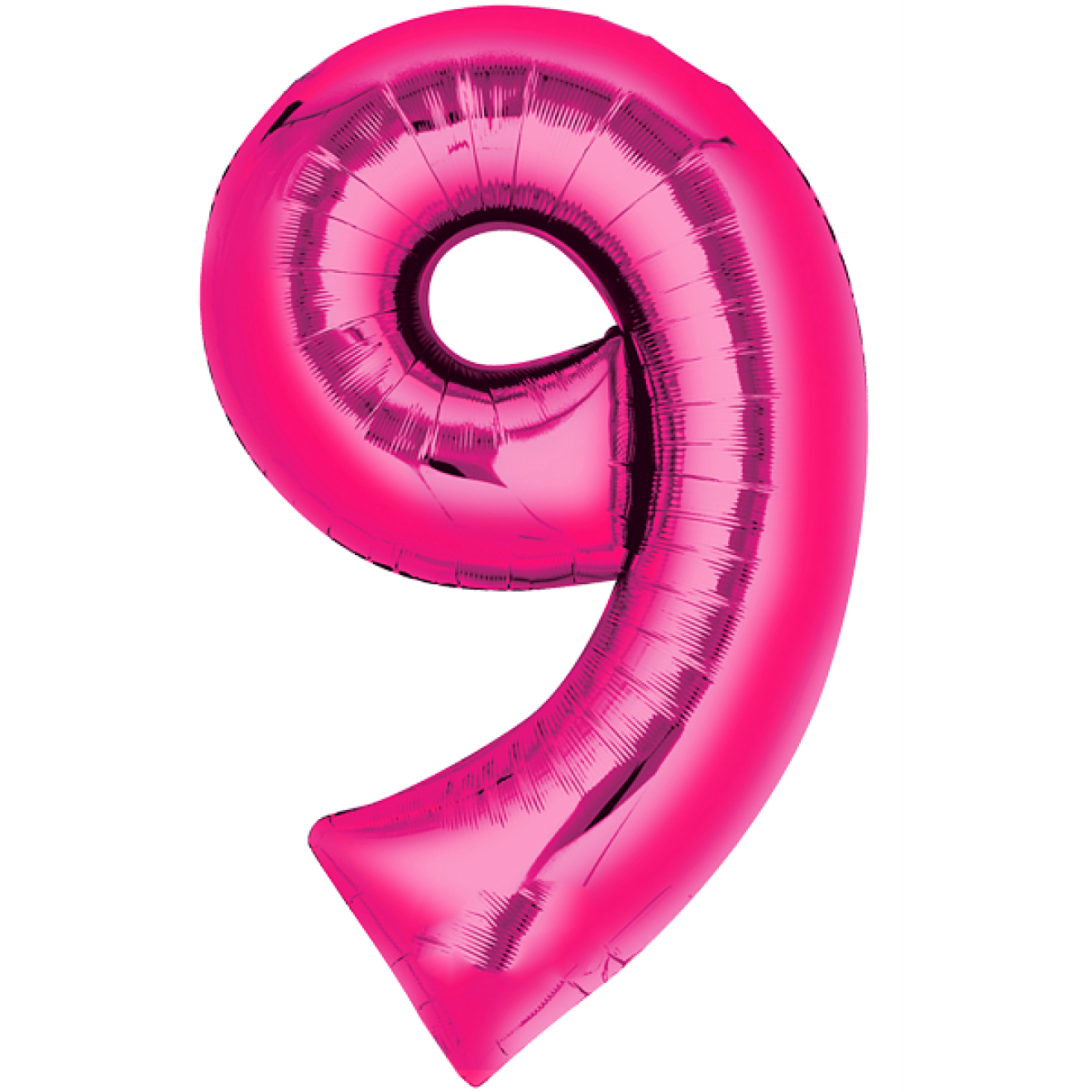 Ballonpost XXL Zahl - 9 - Pink