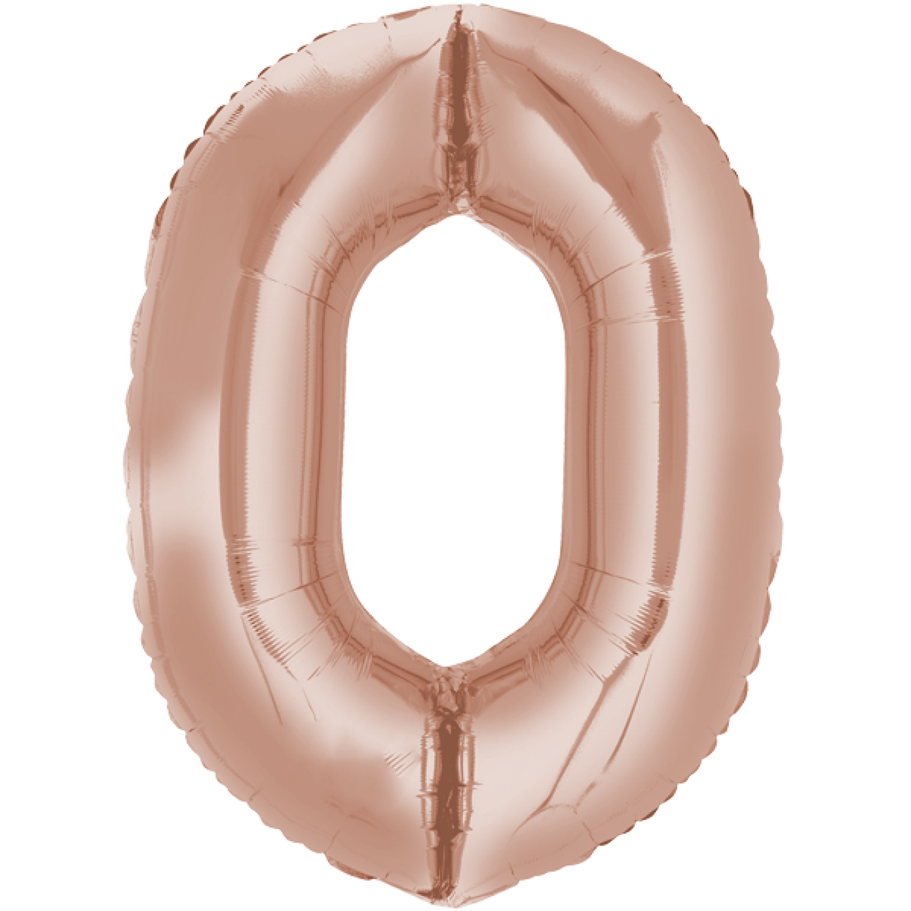 XXL Geburtstags-Ballon "30" Folienballon in rosé-gold 86cm Geburtstags-Deko 