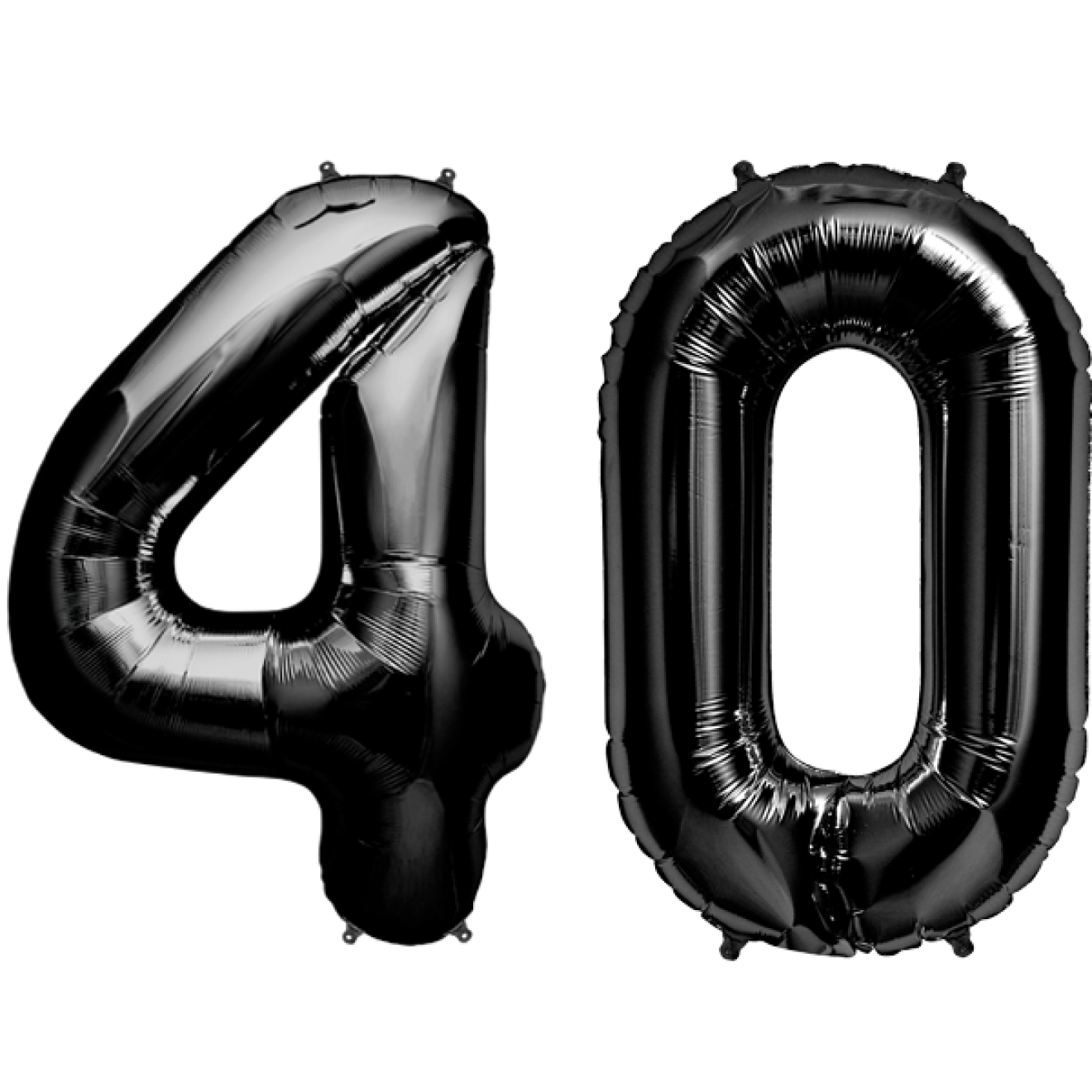 40 Ore Settimanali Quante Ore Sono Al Mese Ballonpost XXL Zahl - 40 - Schwarz