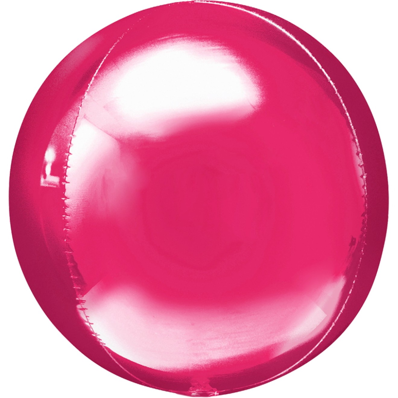 Folienballon Kugel (Orbz) - Pink 40 cm | luftballon.de