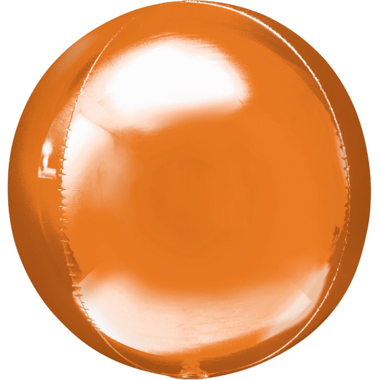 Folienballon Kugel (Orbz) - Orange 40 cm | luftballon.de