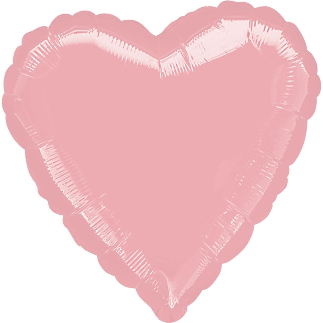 Folienballon Herz - Rosa Ø 45 cm - Anagram -