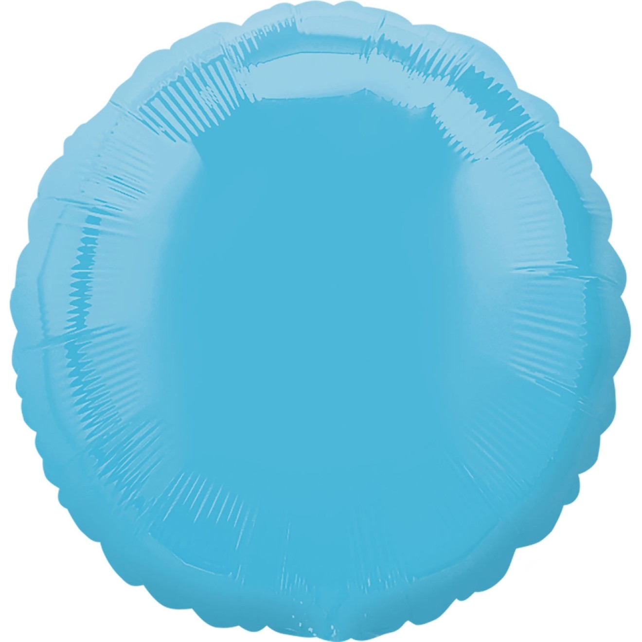 Folienballon Rund - Hellblau Ø 45 cm - Anagram -