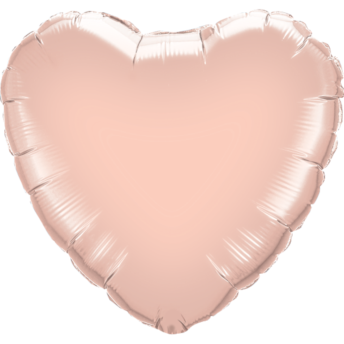 Folienballon Herz - Rose Gold Ø 70 cm